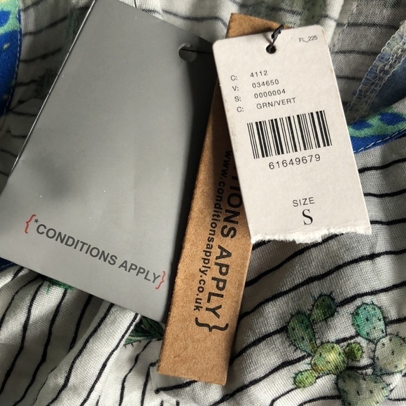 💟💟 NWT Anthro Top Flutter Sleeves Cactus Lace Desert - Picture 8 of 11